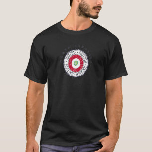 Camiseta Bandera de Raleigh Sello Estatal de Carolina del N