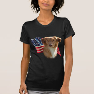 Camiseta Bandera de recuperador de peaje del pato de Nueva 