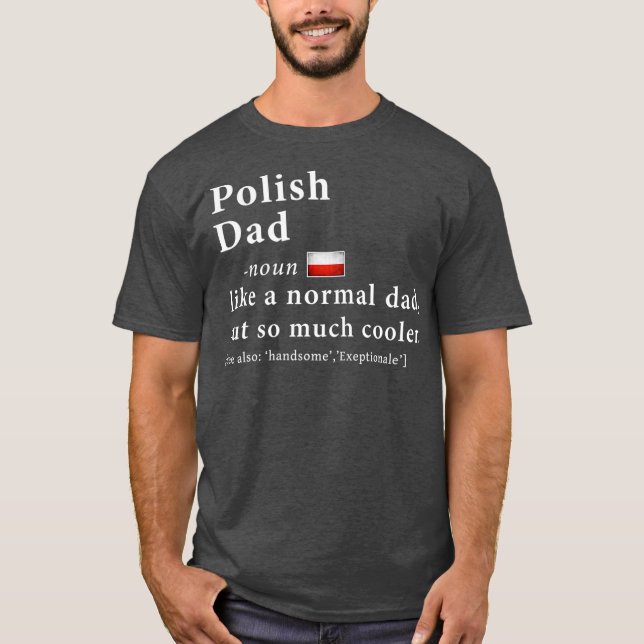 Camiseta Bandera de regalo del Día del Padre de definición  (Anverso)