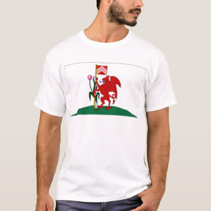 Camiseta Bandera de Reino Unido Cardiff
