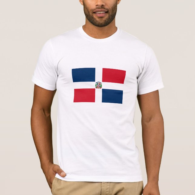Camiseta Bandera de República Dominicana (Anverso)