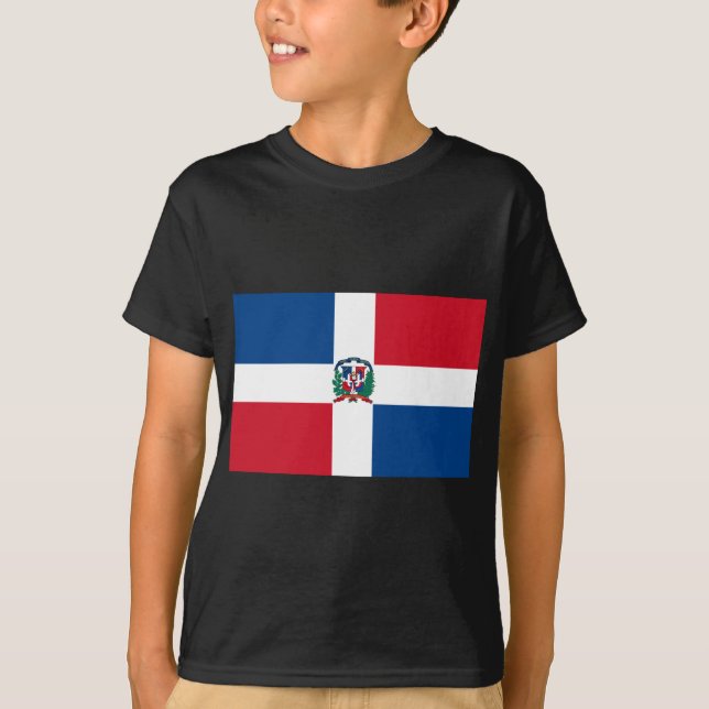 Camiseta Bandera de República Dominicana (Anverso)