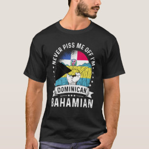 Camiseta Bandera de República Dominicana Bahamas Crecido Hu