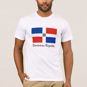 Camiseta Bandera de República Dominicana, diseño personaliz