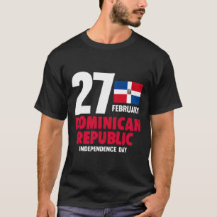 Camiseta Bandera de República Dominicana en el Día de la In