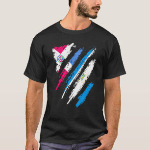 Camiseta Bandera de República Dominicana Nicaragua País Cul
