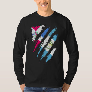 Camiseta Bandera de República Dominicana País cultivado en