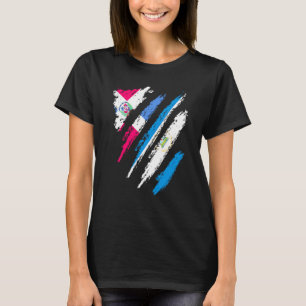 Camiseta Bandera de República Dominicana País cultivado en