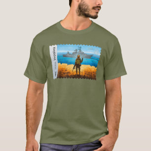 Camiseta Bandera de retro vintage de Ucrania