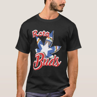 Camiseta Bandera De Rota Buds Cnmi En Diseño De Maleza