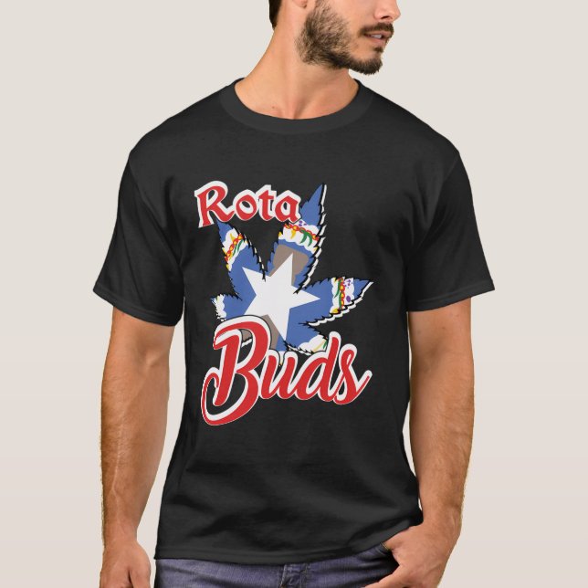 Camiseta Bandera De Rota Buds Cnmi En Diseño De Maleza (Anverso)
