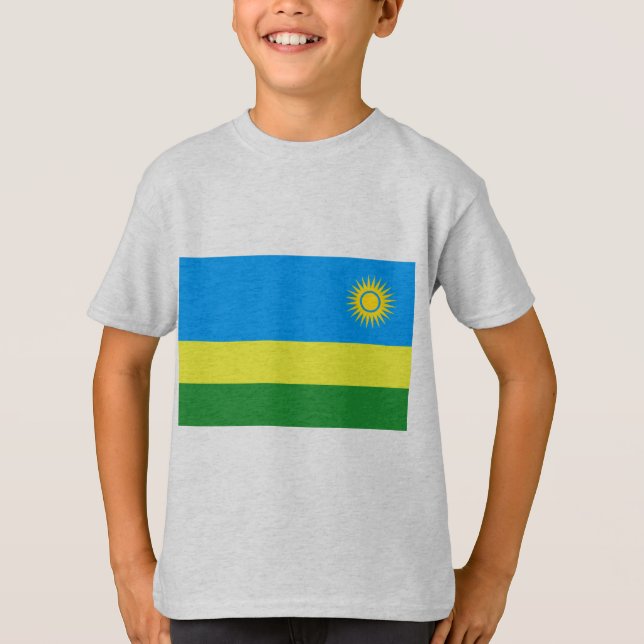 Camiseta Bandera de Ruanda (Anverso)