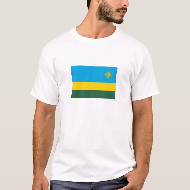 Camiseta Bandera de Ruanda (Anverso)
