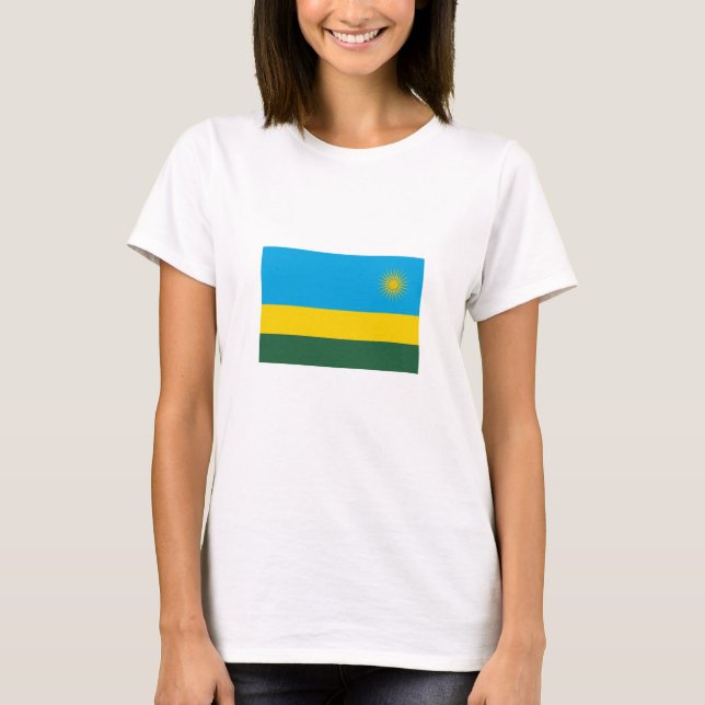 Camiseta Bandera de Ruanda (Anverso)
