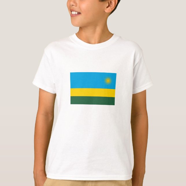 Camiseta Bandera de Ruanda (Anverso)