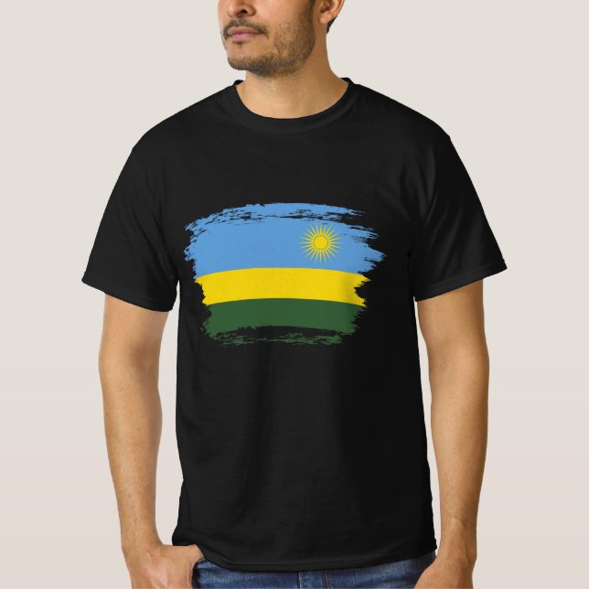Camiseta Bandera de Ruanda (Anverso)