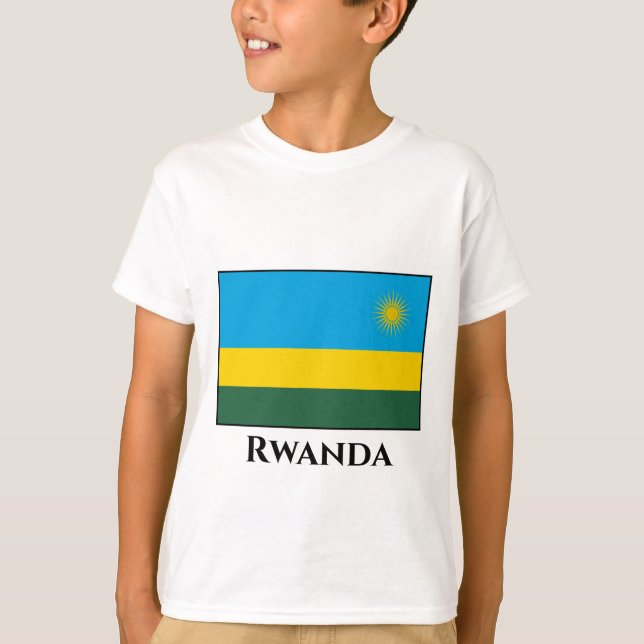 Camiseta Bandera de Ruanda (Anverso)