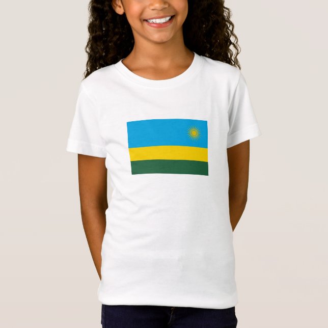 Camiseta Bandera de Ruanda (Anverso)