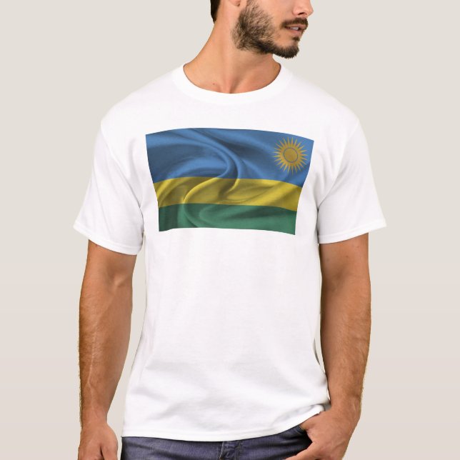 Camiseta Bandera De Ruanda (Anverso)