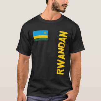 Camiseta Bandera De Ruanda Y Raíces De Ruanda