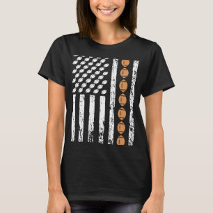 Camiseta Bandera de Rugby Deportiva Estadounidense Juega At