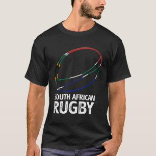 Camiseta Bandera de Rugby Sudafricana