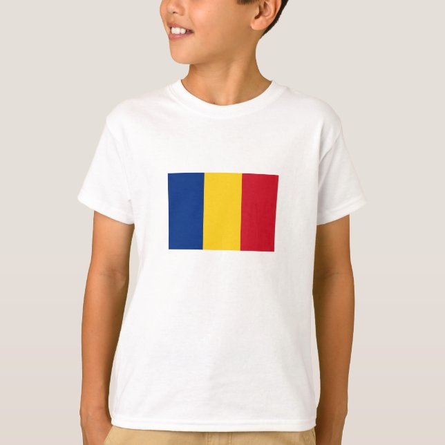 Camiseta Bandera de Rumania (Anverso)