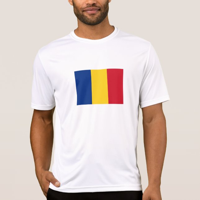Camiseta Bandera de Rumania (Anverso)