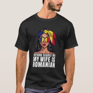 Camiseta Bandera de Rumania Aniversario de Boda Compromiso