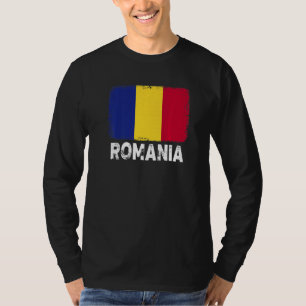 Camiseta Bandera de Rumania apoya a hombres rumanos