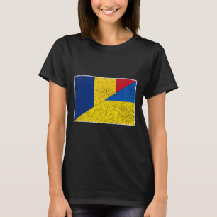 Camiseta Bandera de Rumania Ucrania Orgullo Rumano Ucranian