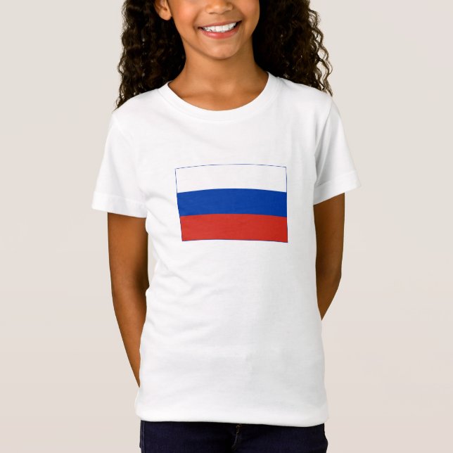Camiseta Bandera de Rusia (Anverso)