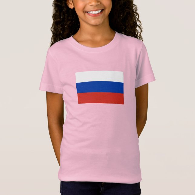 Camiseta Bandera de Rusia (Anverso)