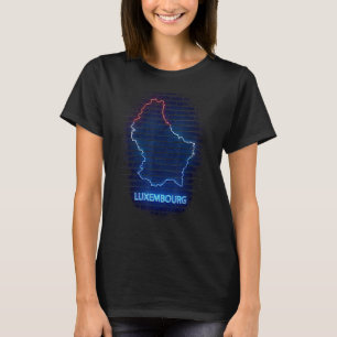 Camiseta Bandera de rutina del país LUXEMBOURG