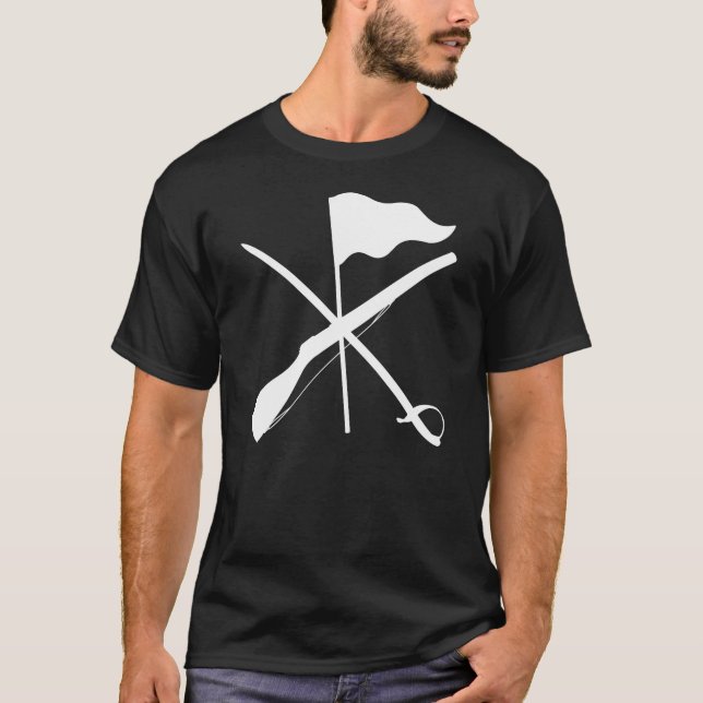 Camiseta Bandera de SABRE del rifle del equipo del guardia (Anverso)
