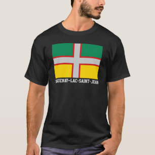Camiseta Bandera de Saguenay-Lac-Saint-Jean (QUÉBEC)