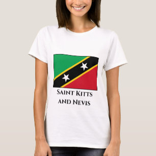 Camiseta Bandera de Saint Kitts y Nevis