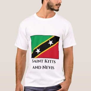 Camiseta Bandera de Saint Kitts y Nevis