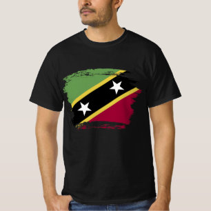 Camiseta Bandera de Saint Kitts y Nevis