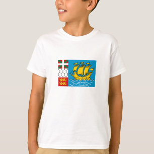 Camiseta Bandera de Saint Pierre y Miquelón