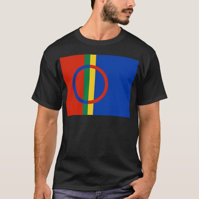 Camiseta Bandera de Sami (Anverso)