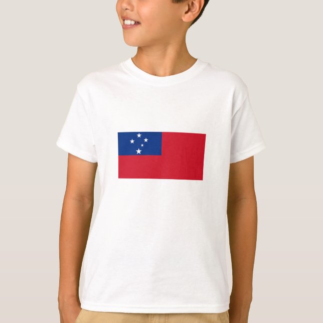 Camiseta Bandera de Samoa (Anverso)
