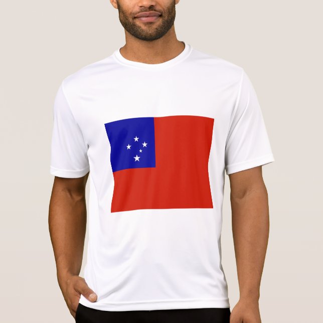 Camiseta Bandera de Samoa (Anverso)