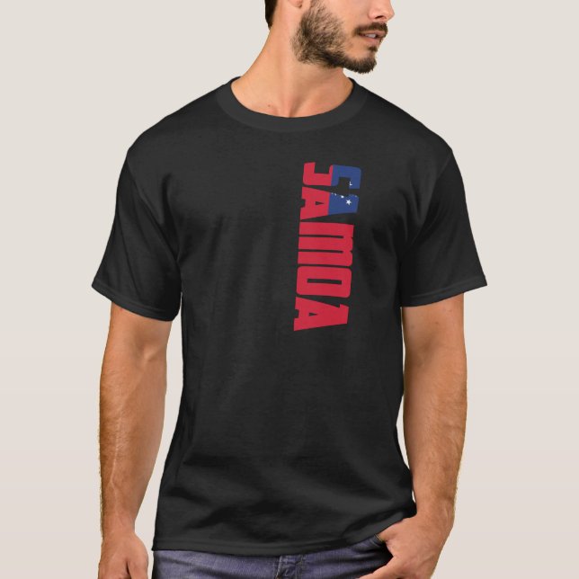 Camiseta Bandera de Samoa (Anverso)