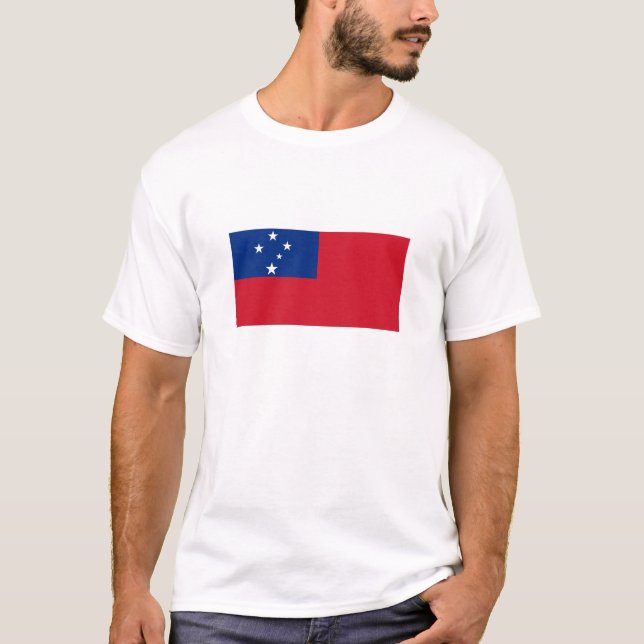 Camiseta Bandera de Samoa (Anverso)