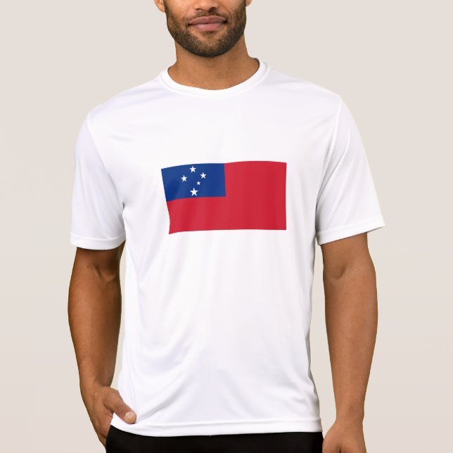 Camiseta Bandera de Samoa (Anverso)