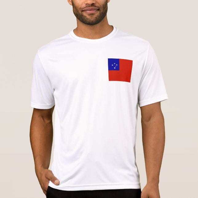 Camiseta Bandera de Samoa (Anverso)