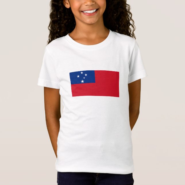 Camiseta Bandera de Samoa (Anverso)