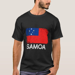 Camiseta Bandera De Samoa Hecha En Samoa