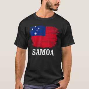 Camiseta Bandera De Samoa Vintage Para Samoa